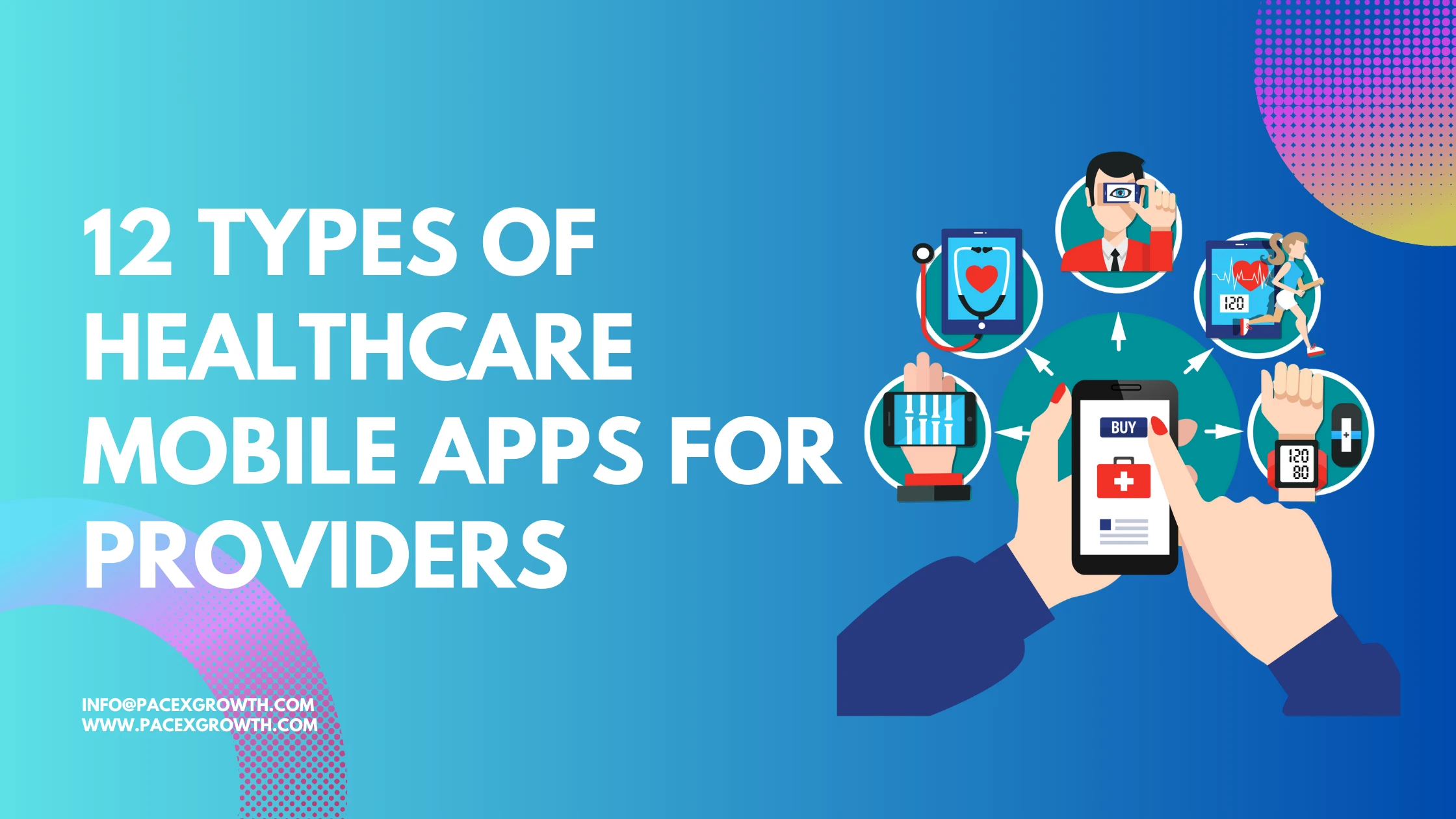 12 types of Healthcare Mobile Apps for Providers pacexgrowth