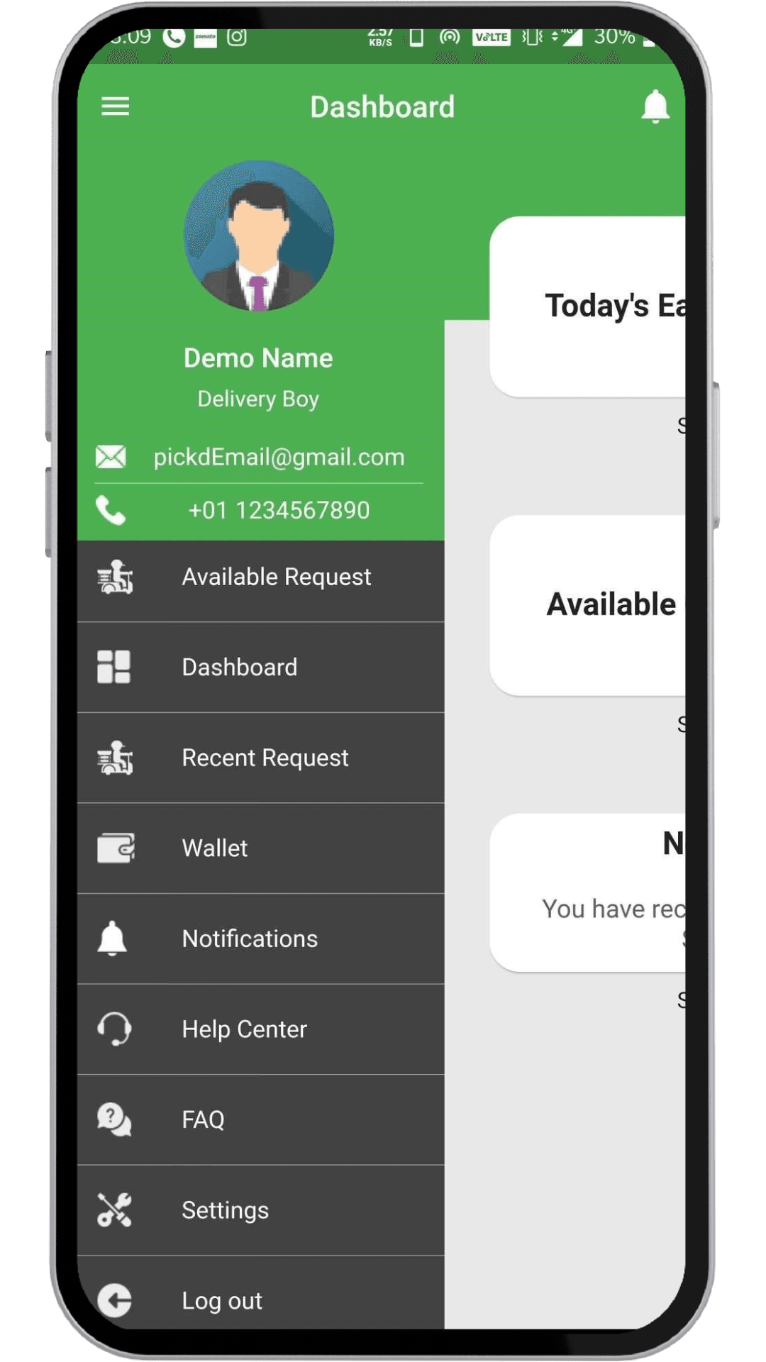 pickd food delivery app